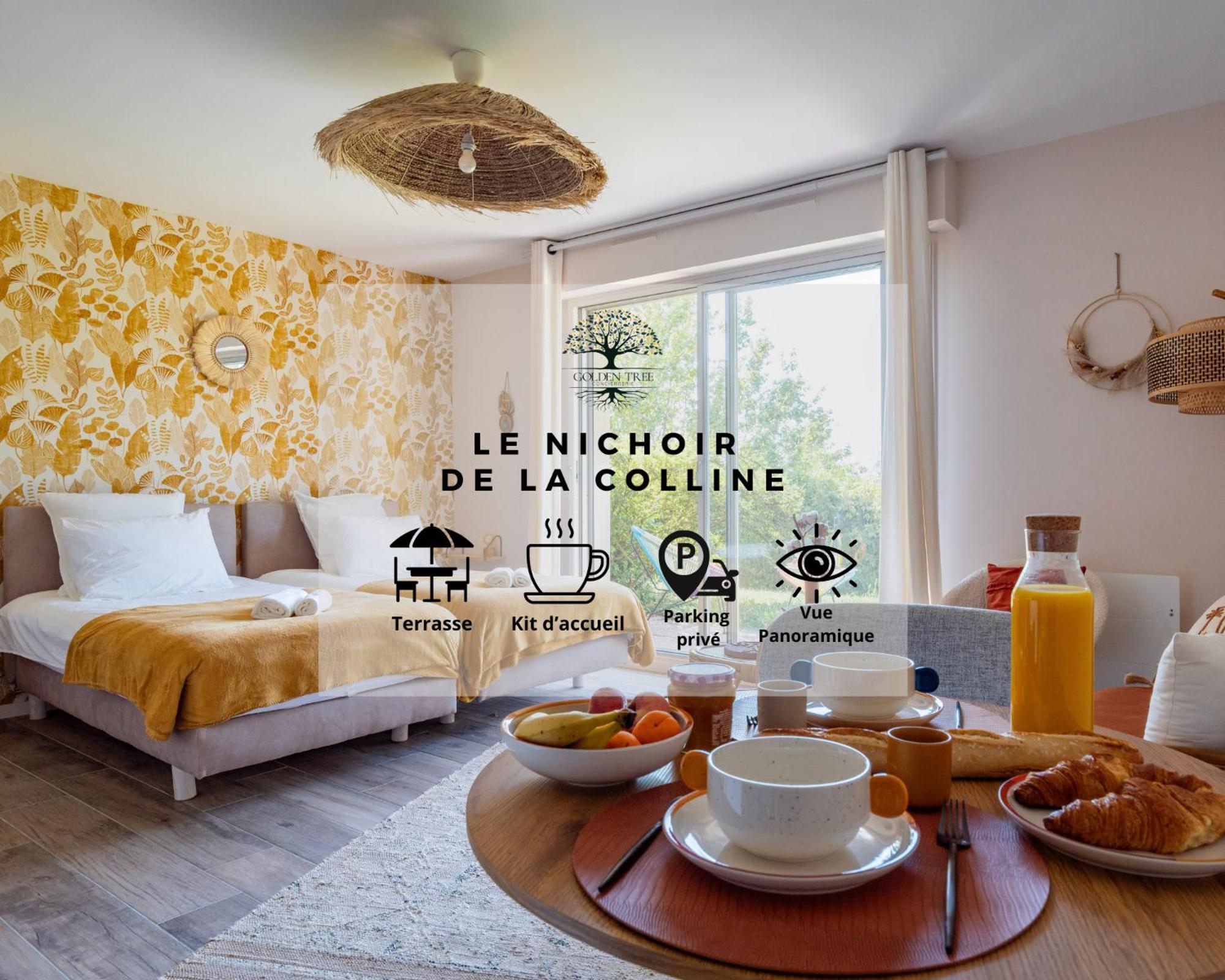 Апартаменты Le Nichoir De La Colline - Parking & Wifi Оберне Экстерьер фото